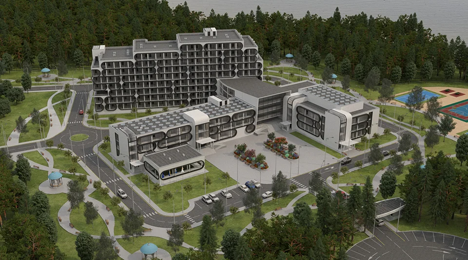 Architectural site plan