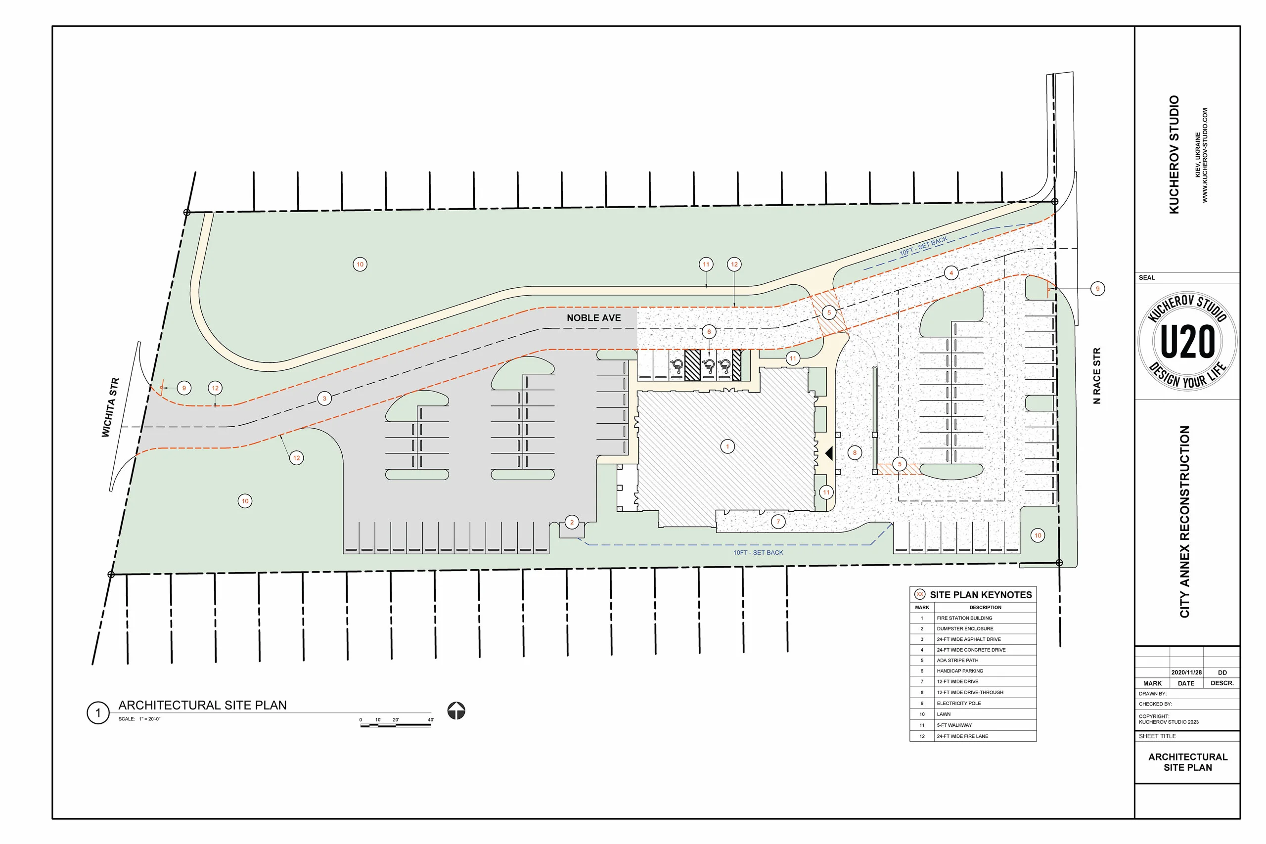 Architectural site plan - View 7