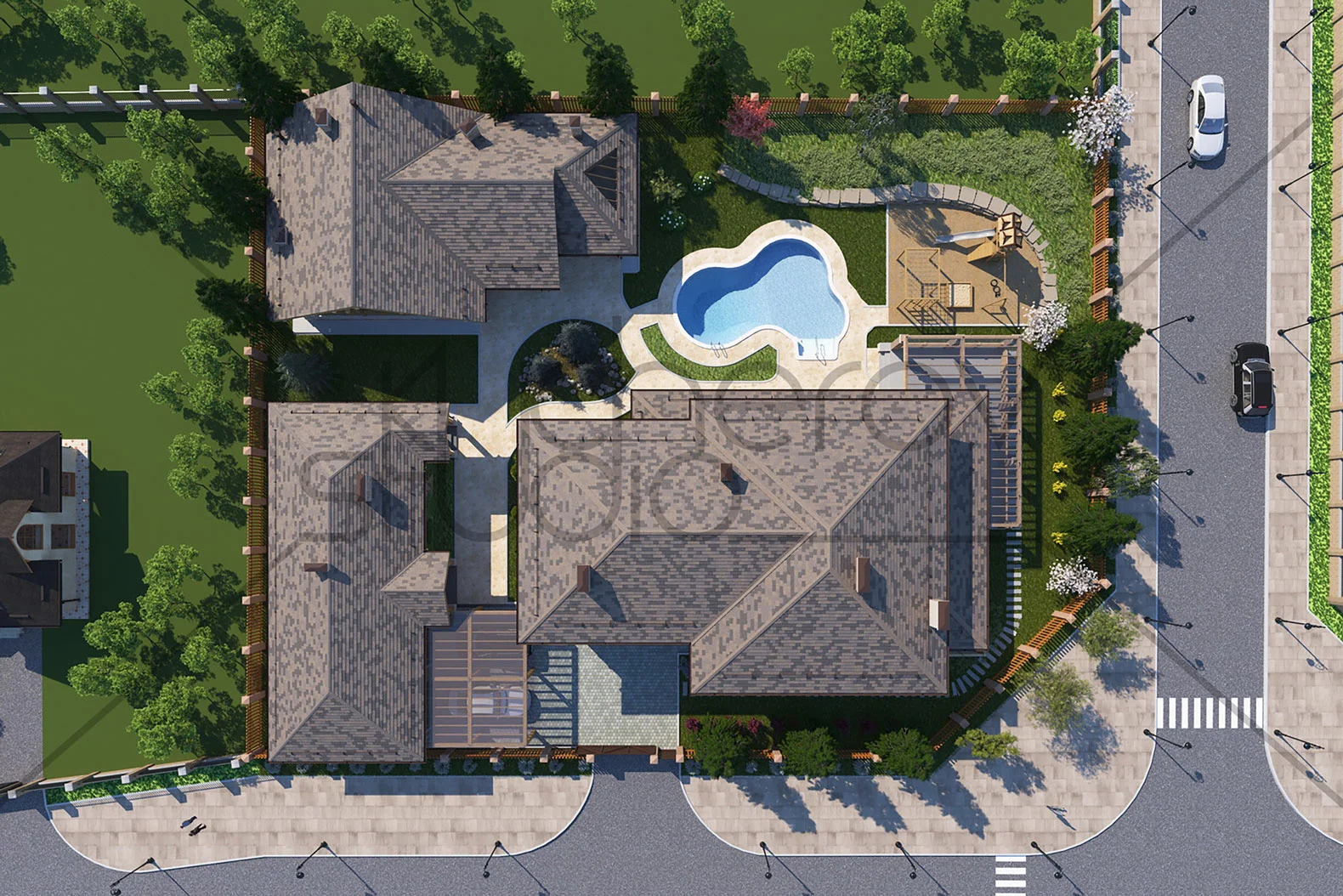 Architectural site plan - View 14