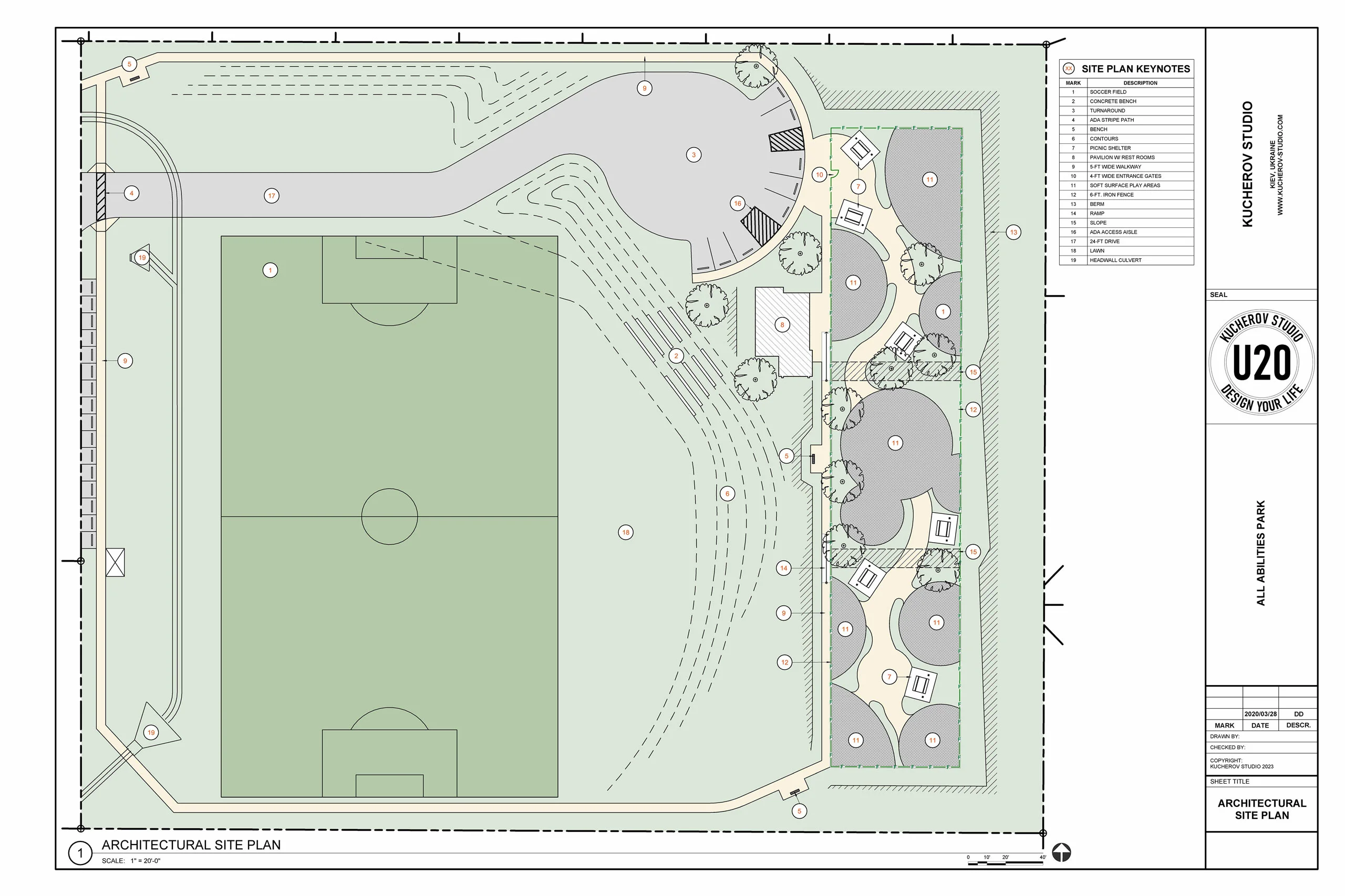 Architectural site plan - View 18