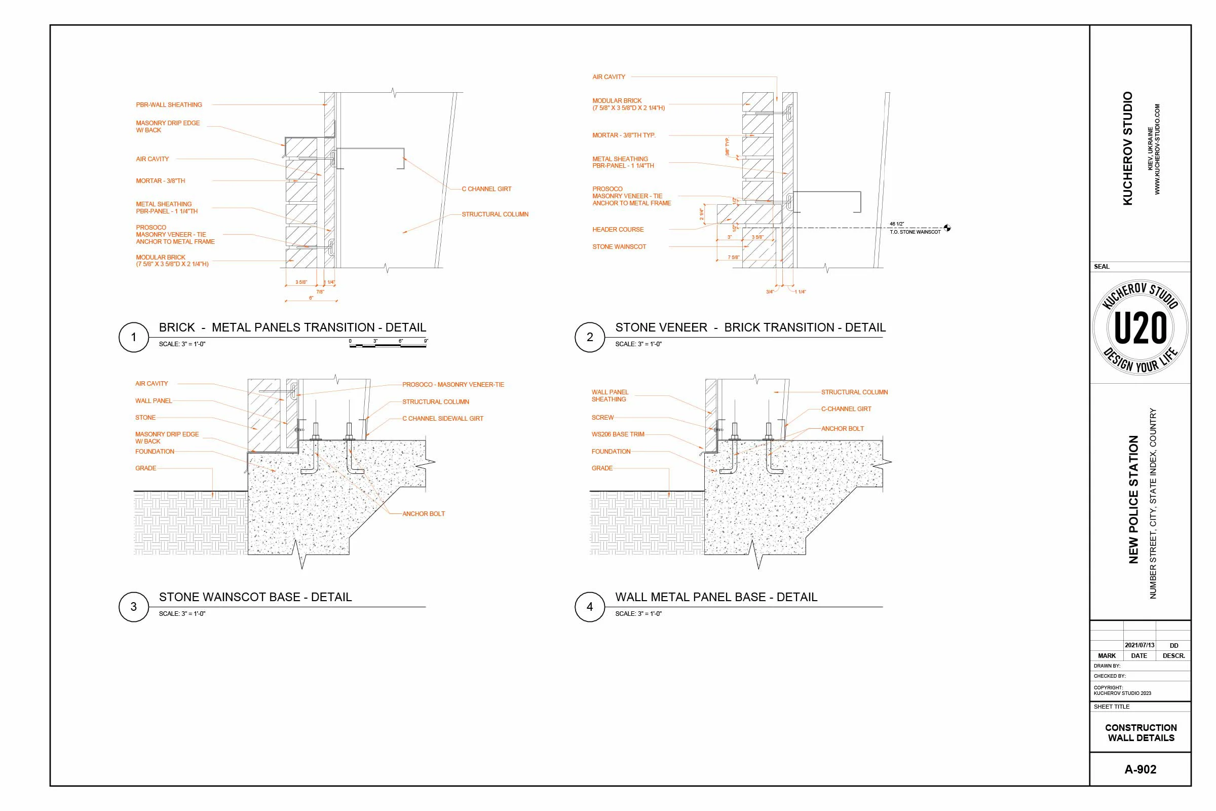 Building construction drawings - View 24